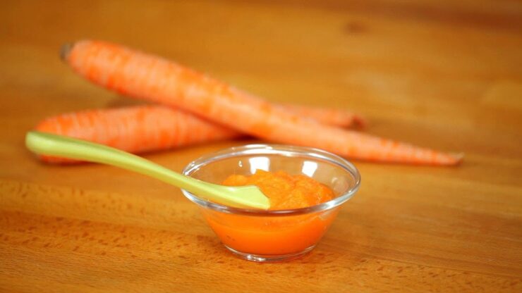 Boil Carrots for Baby Food